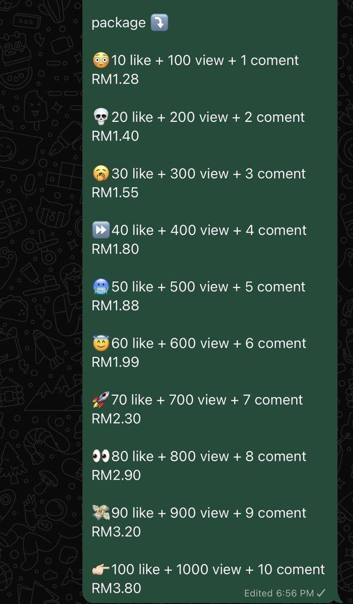 bymaniss's tweet photo. promo serendah rm1 
until 31 ogos ⚠️

boost tiktok 🚀 
link bio https://t.co/FMbTdZo46V