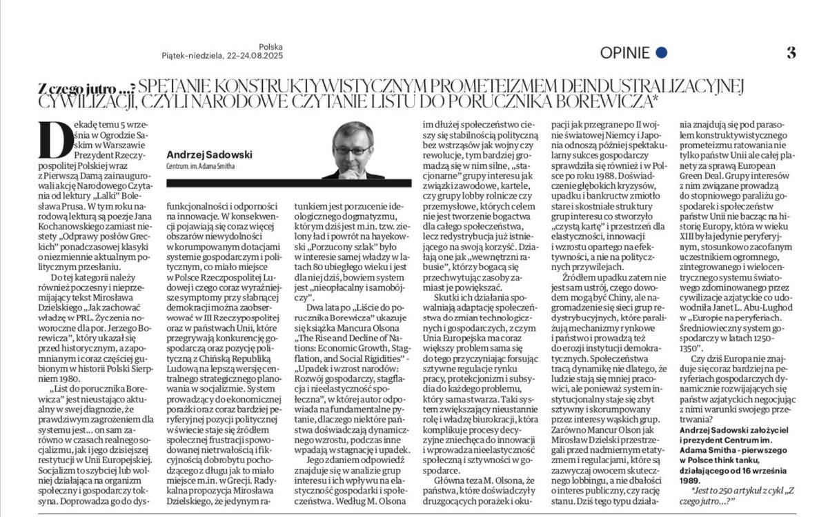 Prawdziwym zagrożeniem dla systemu jest... on sam zarówno w czasach realnego socjalizmu, jak i jego dzisiejszej restytucji w Unii Europejskiej. Socjalizm to szybciej lub wolniej działająca na organizm społeczny i gospodarczy toksyna. Doprowadza go do dysfunkcjonalności i