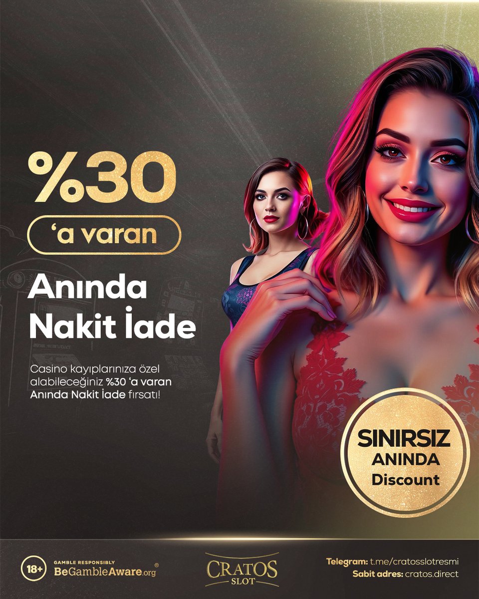 CratosSlotVIP1's tweet photo. 🎰 %30’A VARAN ANINDA NAKİT İADE FIRSATI! 🎰

CratosSlot’ta oyun keyfiniz kesintiye uğramasın!

Olası kayıplarınızı anında geri alın! 💸

Şimdi deneyin, kazanmaya devam edin! 🌟

🔗 Detaylar için: https://t.co/XYD6OnjSPJ https://t.co/7PlD9PCzXG