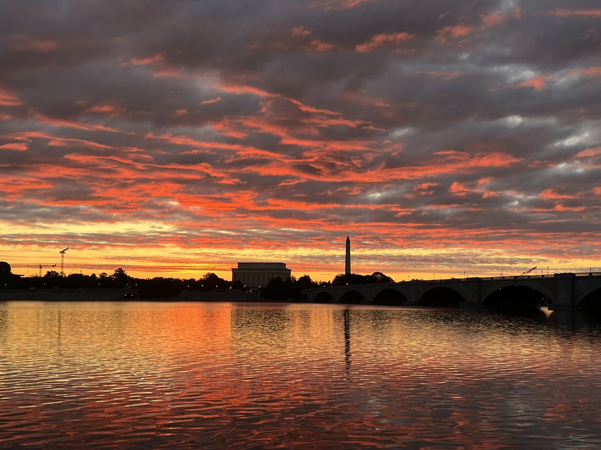 Jeanne Stuart McVey (@rivergirl707) on Twitter photo #Sunrise on Friday over the Potomac River and #DC! <a href="/capitalweather/">Capital Weather Gang</a> <a href="/KaitlynMcGrath/">Kaitlyn McGrath</a> #Sunrise on Friday over the Potomac River and #DC! <a href="/capitalweather/">Capital Weather Gang</a> <a href="/KaitlynMcGrath/">Kaitlyn McGrath</a>
