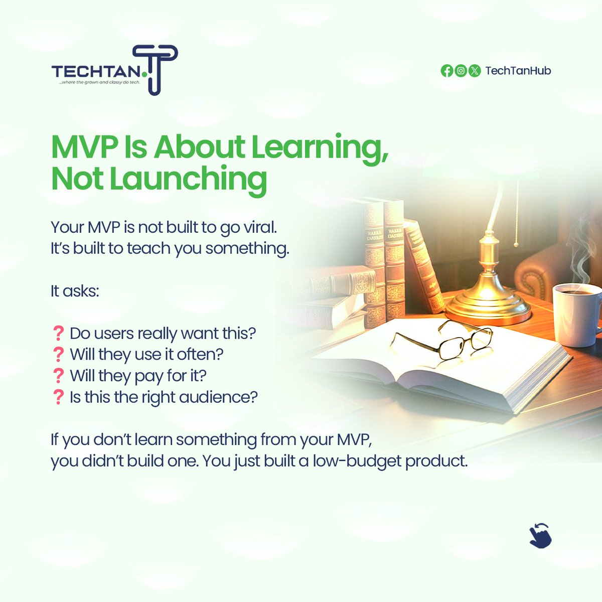 techtanhub's tweet image. series on building with the topic MVP

Before you leave, kindly drop a comment and tell us what you learnt today

Please don&apos;t skip, we want to hear from you. We will be waiting in the comment section 

#techtanhub #portharcourttechhubs #techtrainingcenter #portharcourt #TECHTAN