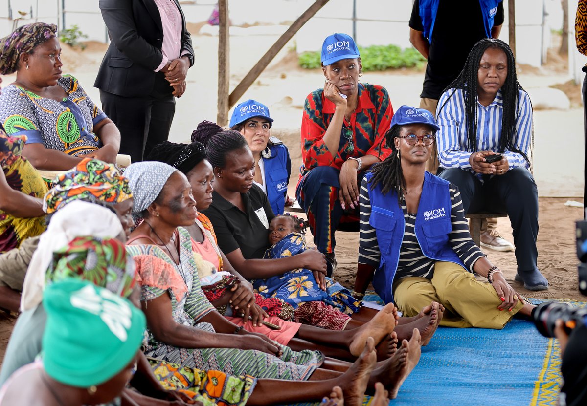 daniels_ugochi's tweet photo. This week in Benue, I met women who have endured loss yet keep rebuilding, and children whose smiles hold hope.

In 2024, IOM reached over 200,000 people here with humanitarian and protection assistance, showing what is possible when commitment meets action. https://t.co/9s3TpAHYsI