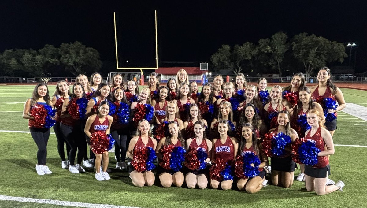 Big shoutout to our Band, Color guard, Cheer, and High Steppers for showing out this morning for <a href="/KVUE/">KVUE News</a> and <a href="/GOHAYSHAWKS/">Jack C Hays High School Athletics</a>