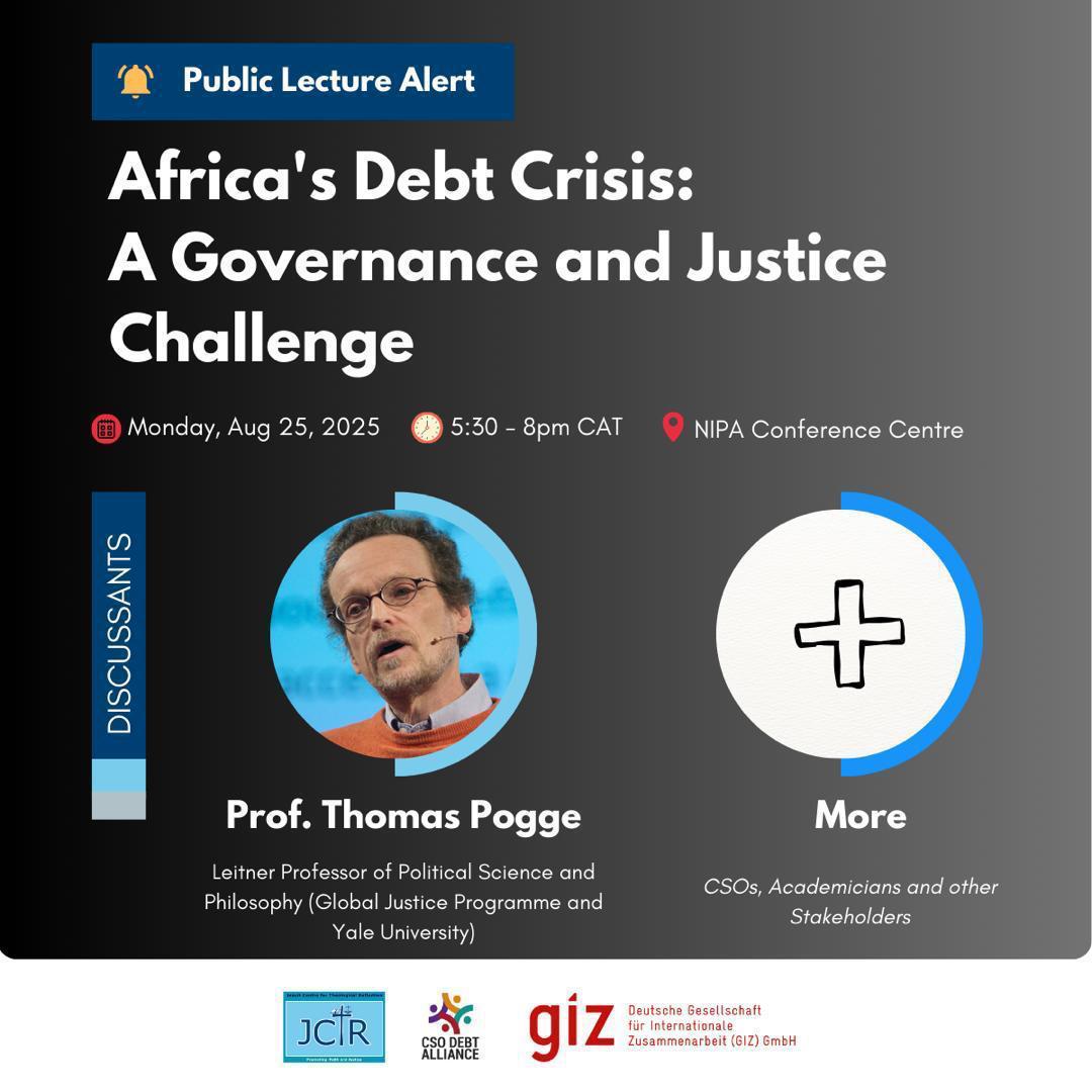 🌍𝗖𝗼𝗻𝘁𝗶𝗻𝘂𝗶𝗻𝗴 𝘁𝗵𝗲 𝗗𝗲𝗯𝘁 𝗝𝘂𝘀𝘁𝗶𝗰𝗲 𝗖𝗼𝗻𝘃𝗲𝗿𝘀𝗮𝘁𝗶𝗼𝗻

Over the past year, we’ve worked with 𝗣𝗿𝗼𝗳. 𝗧𝗵𝗼𝗺𝗮𝘀 𝗣𝗼𝗴𝗴𝗲 in advocating for fair and transparent debt governance at global platforms like the G20 and COP30.

Next week, 𝗣𝗿𝗼𝗳.