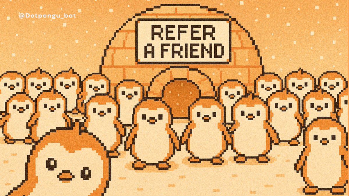 DotPengu_meme's tweet photo. Hey There 👋

Farming $DOTPG ? Prove it.
Like this post repost and tag a fren.
Then open the app Referral tab share your link and earn per invite. https://t.co/ZRCt9u4rf0

#DotPengu #DOTPG #ReferAndEarn #Web3Alert #Crypto #memecoin1000x https://t.co/1WPngMrViR
