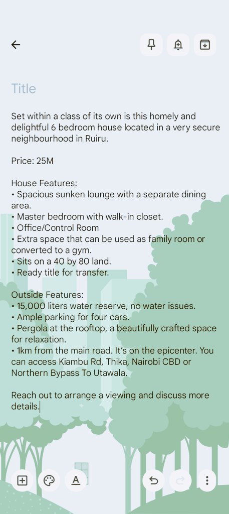 kimutai__'s tweet photo. Selling this property for KES 25M. Hit me up on 0723621252 to discuss viewing and any other details. #realestate #realestateinvesting #realestateinkenya #housetours https://t.co/jW56mJa0VG