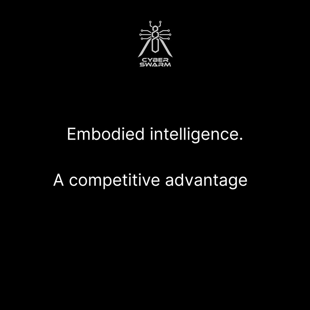 CyberSwarmInc's tweet photo. The race for embodied intelligence is heating up. 

While some prepare voice assistants on watches, we’re carving out a category: AI #hardware that solves real‑world problems. https://t.co/QwMwRKHYQH