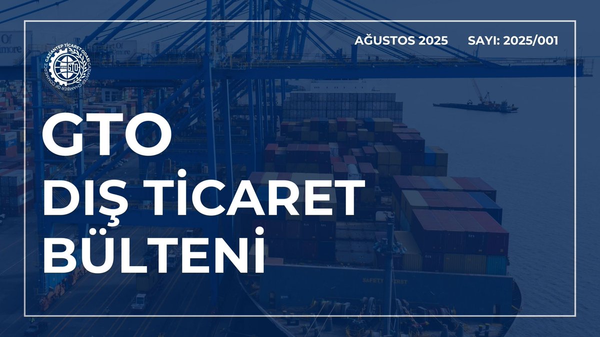 🎯GTO Dış Ticaret Bülteni ile Küresel Pazarlara Erişmek Artık Çok Daha Kolay

🌍 Gaziantep Ticaret Odası olarak üyelerimizin uluslararası pazarlarda daha güçlü ve sürdürülebilir bir şekilde yer almalarını desteklemek için “Dış Ticaret Bülteni”mizin ilk sayısını sizlerle
