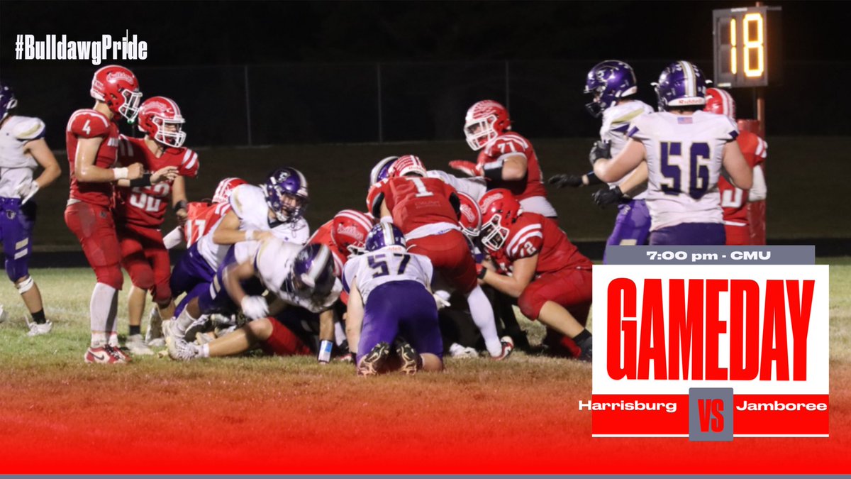 Harrisburg Bulldogs (@harrisburgath) on Twitter photo GAMEDAY!!! #BulldawgPride
π: Fayette Jamboree
π: Fayette, Salisbury & North Callaway
π: August 22nd
π: 7:00 pm
ποΈ: CMU
π: Fayette
ποΈ: $5/adults
ποΈ: FREE for students/Sr. Citizens
<a href="/HburgBoosters/">Harrisburg Bulldogs Booster Club</a> <a href="/TheSteveCombs/">Steve Combs</a> <a href="/CoachAckman/">Chris Ackman</a> <a href="/b_claas/">Brennan Claas</a> <a href="/MBlakeLogan/">Blake Logan</a> <a href="/Vdebs15/">Vince Debenito</a> <a href="/CentralState8/">Central State 8</a> GAMEDAY!!! #BulldawgPride
π: Fayette Jamboree
π: Fayette, Salisbury & North Callaway
π: August 22nd
π: 7:00 pm
ποΈ: CMU
π: Fayette
ποΈ: $5/adults
ποΈ: FREE for students/Sr. Citizens
<a href="/HburgBoosters/">Harrisburg Bulldogs Booster Club</a> <a href="/TheSteveCombs/">Steve Combs</a> <a href="/CoachAckman/">Chris Ackman</a> <a href="/b_claas/">Brennan Claas</a> <a href="/MBlakeLogan/">Blake Logan</a> <a href="/Vdebs15/">Vince Debenito</a> <a href="/CentralState8/">Central State 8</a>