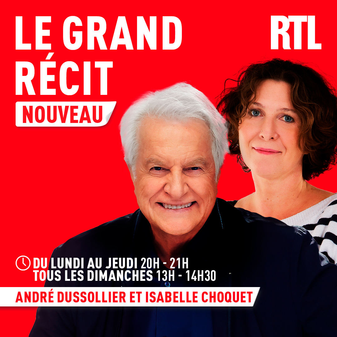 🟥 Le grand récit
⏰ Du lundi au jeudi de 20h à 21h
Avec André Dussollier et @izachoc