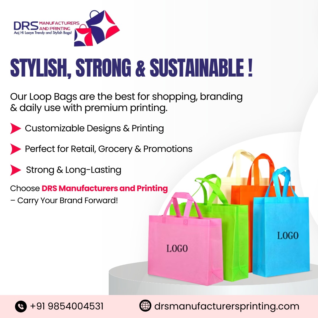 drsmanufacturer's tweet photo. 🌟 Strong bags, stronger branding.
Imagine a customer leaving your store with a bright, sturdy loop bag. 🚶 They walk across the city, and suddenly, your brand logo is everywhere.
#CustomBags #LoopBags #StylishBranding #EcoFriendlyBags #ReusableSolutions #DRSManufacturers https://t.co/W83xNaN9x1