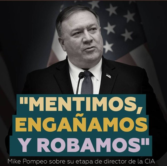 Todas las operaciones de "psicología barata" de los manuales de la CIA han fracasado en Venezuela.
Los intentos de "primavera arabe", "revoluciones de colores" en Venezuela han fracasado.
Los títeres políticos de Estados Unidos en Venezuela han fracasado.
Seguirán fracasando.