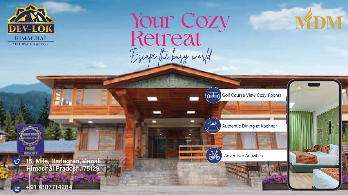 Devlokmanali's tweet photo. Devlok Himachal - A Luxury Retreat!!! https://t.co/4lhsoZN4xV