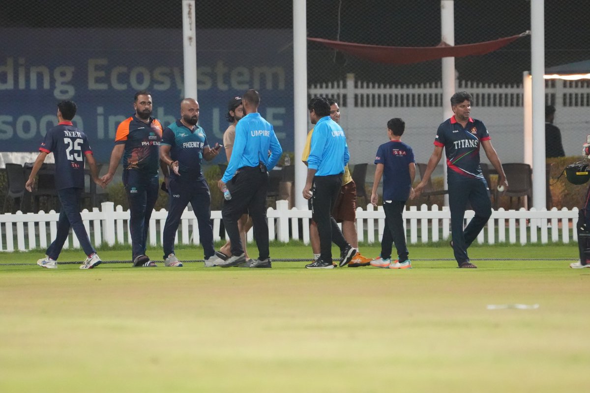jmrsporting's tweet photo. Thriller at JMR Ground! ⚡Titans Skyline Phoenix Skyline gave Dubai a match full of fire &amp; flair.
#DubaiCricket #jmrsporting #jmrsportingexperinces #Cricket #CricketLovers #CricketFever #TeamIndia #CricketPractice #gills #jmrground #dubaicricket #sanju #UAE #uaecricket #jmrsports https://t.co/SSpLvUl8kn