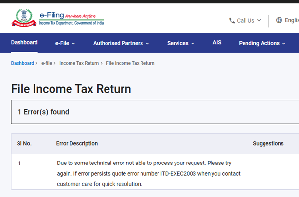 shahdcs4's tweet photo. @IncomeTaxMum 
Kindly resolve error while filing ROI https://t.co/Bs4Xqys5PX