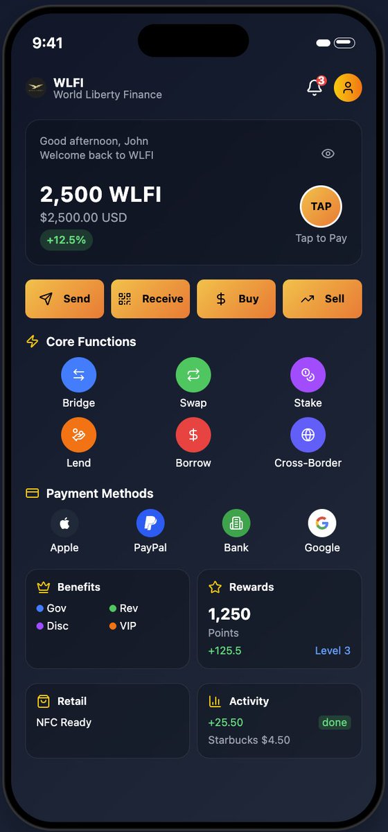 TansuYegen's tweet photo. Based on all that we know, the AI Agent has created a super app for $WLFI that can revolutionize the entire finance world, and it looks amazing... https://t.co/INKWHqCh5U