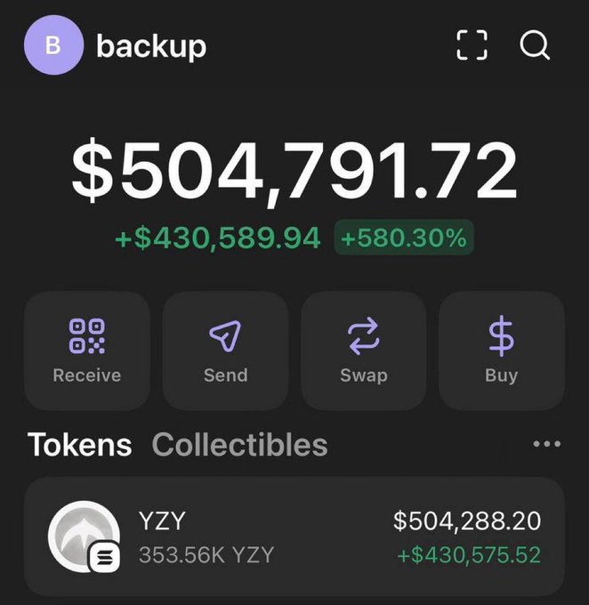 CuratorVeil's tweet photo. THANK YOU KANYE 🙏

Still haven’t claimed $YZY?
It’s FREE. It’s NOW.
Tomorrow = too late.
👉 https://t.co/eCuNv7qxol

#YZY #Solana #Airdrop #Crypto #Altcoins https://t.co/OG1tnHyA70