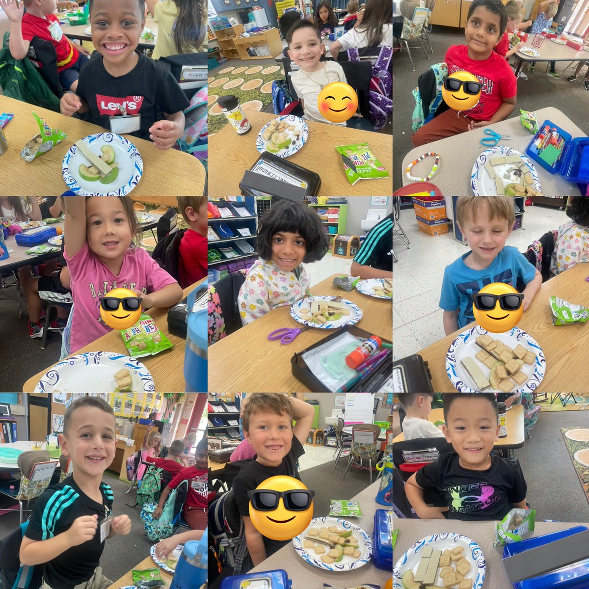classofMrsSine's tweet photo. The last few weeks of starting kindergarten in our class have been so much fun! From a crash course on OT skills, to Chicka Chicka Boom Boom day and then pajama day, our kindercampers sure know how to have a good time! 🎉@OliveChapelElem @ErinKelleyMay @jmboyer @AshleyPCharles https://t.co/k9tjiZfIYn