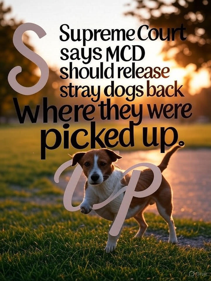 AnshHarnal's tweet photo. 🚨 Supreme Court Stray Dogs Case - Key Updates
"Supreme Court says MCD should release stray dogs back where they were picked up"
#SupremeCourt #StrayDogs #AnimalWelfare #StreetDogs #AnimalRights #DelhiNCR https://t.co/42vtz67CTk