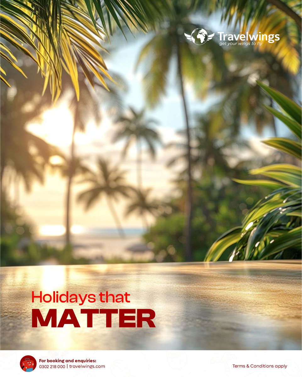TravelwingsGH's tweet photo. It’s not about the flight or the hotel.
It’s about the laughter, the pause, the people you share it with. 🌴☀️

Holidays that matter, with Travelwings.

#Travelwings #HolidaysThatMatter #TravelBetter #TravelMoments https://t.co/yvJ1pLchLb