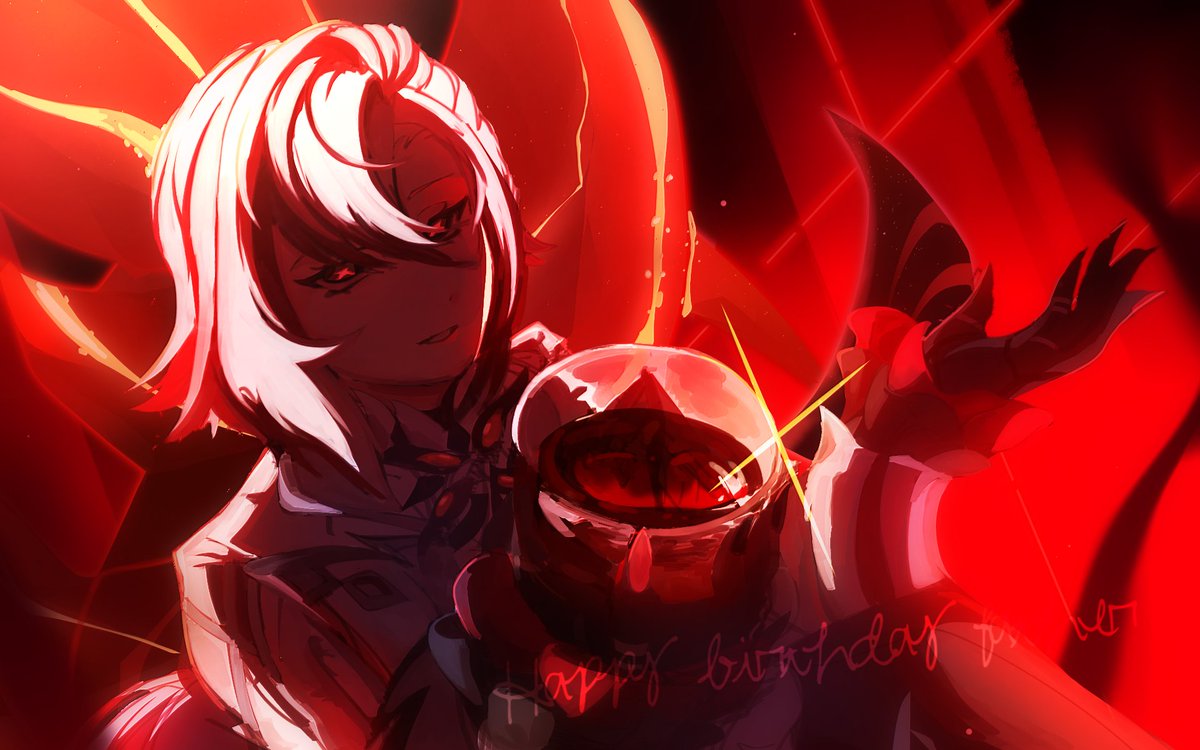 HAPPY BIRTHDAY ARLECCHINO!!!!!! #Genshin #Genshinlmpact #arlecchino #Genshinfanart
