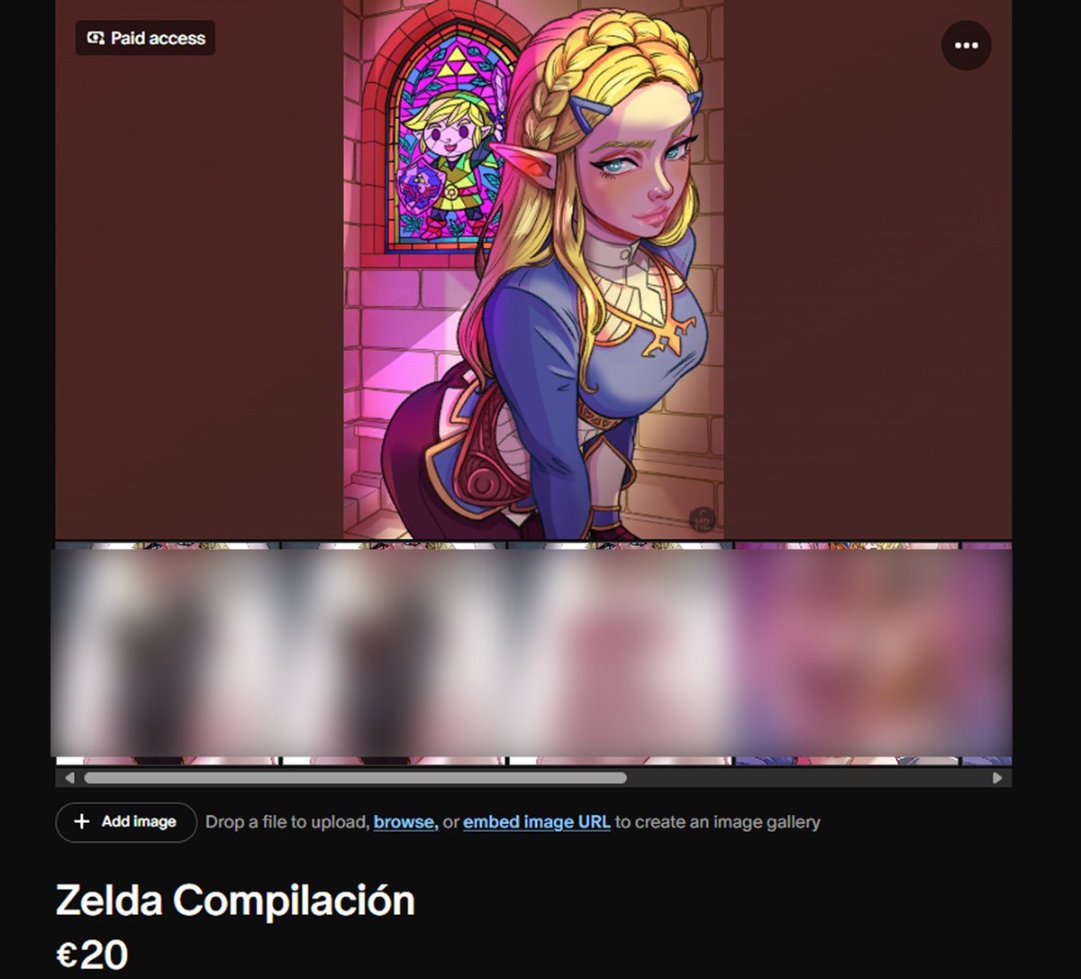 💜Lady Nimue💜 (@ladywildnimue) on Twitter photo ¡Buenos días! Que sepas, que si no te quieres suscribir mensualmente puedes comprar el post con todas las ilustraciones que he hecho de Zelda estas semanas. Pa ti pa siempre. 8 en total. Sin censura.
En el enlace de mi perfil 😘 💗 ¡Buenos días! Que sepas, que si no te quieres suscribir mensualmente puedes comprar el post con todas las ilustraciones que he hecho de Zelda estas semanas. Pa ti pa siempre. 8 en total. Sin censura.
En el enlace de mi perfil 😘 💗