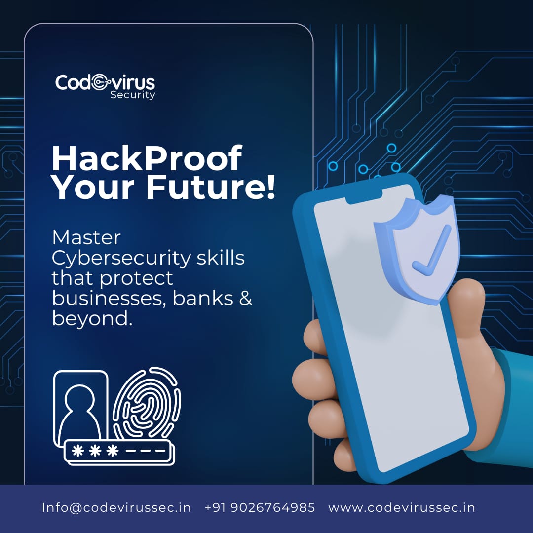 codevirussec's tweet image. 🚨 Dive into the world of Cybersecurity with Codevirus Security!
🔐 Learn Ethical Hacking, Network Defense, Pen Testing & more — from experts.
🎓 Hands-on. Career-focused. Future-ready.
#Cybersecurity #EthicalHacking #CodevirusSecurity #InfoSec #CyberSkills #TechCareers