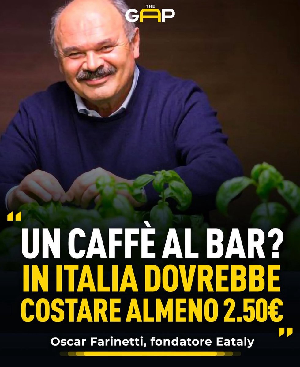 ClaudioTee's tweet image. Ma continuiamo a farlo parlare questo fenomeno? #farinetti #fenomeno