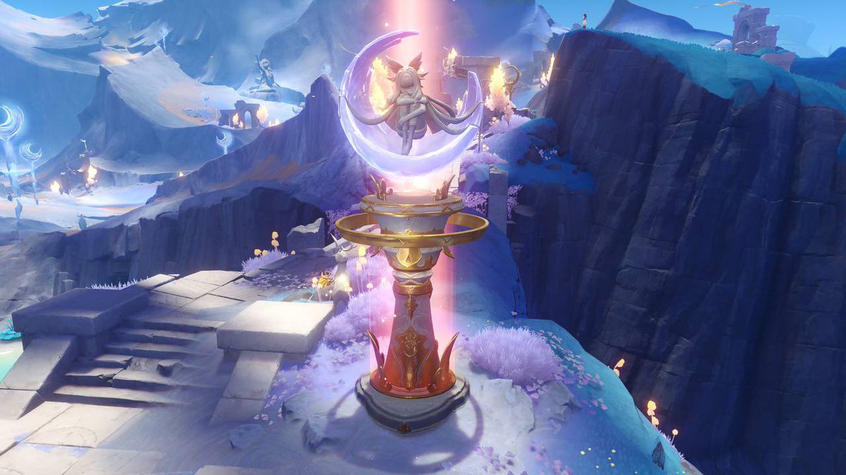 [ 6.0 update ]

—  Updated information:
Currently, it is possible to collect between 110-120 Lunaculus (counting quest-locked ones), allowing you to raise the statue to level 5.

via kuro

#NodKrai #Genshinlmpact