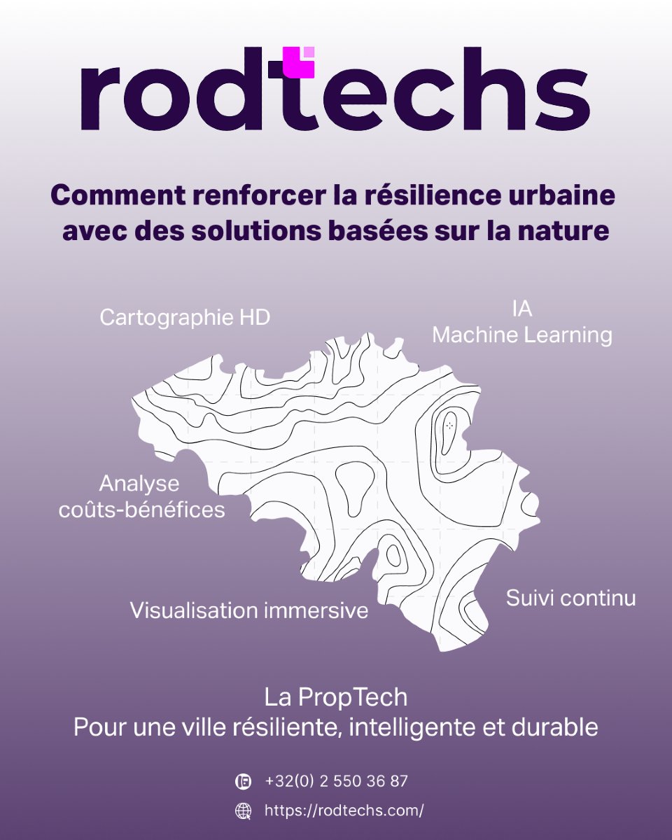 RodTechs_'s tweet image. 🌱 Vers des villes plus résilientes… grâce à la nature et à la tech

Chez RodTechs, nous croyons que ce sont des solutions data-driven, durables et intuitives qui construiront les villes de demain.

#RodTechs
#PropTech
#UrbanResilience
#NatureBasedSolutions
#SmartCity