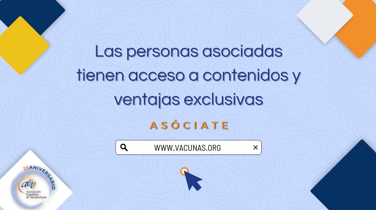 Vacunas.org (@aev_vacunas) on Twitter photo ☝️Formar parte de <a href="/AEV_Vacunas/">Vacunas.org</a> es formar parte de la sociedad científica española de mayor prestigio nacional e internacional en el campo de las vacunas y la vacunología.
Y no solo eso, ya que los socios/as de la AEV disfrutan de contenidos y ventajas exclusivas:
◾Formación ☝️Formar parte de <a href="/AEV_Vacunas/">Vacunas.org</a> es formar parte de la sociedad científica española de mayor prestigio nacional e internacional en el campo de las vacunas y la vacunología.
Y no solo eso, ya que los socios/as de la AEV disfrutan de contenidos y ventajas exclusivas:
◾Formación