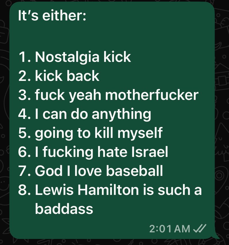 Always in one of these moods