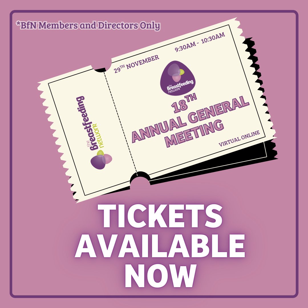 This year, we’re holding our Conference and AGM separately.

Already got your Conference ticket? Don’t miss the 18th Annual General Meeting on 29th November — get your ticket here:
eventbrite.co.uk/e/18th-annual-…

*The AGM is a private meeting for BfN members and Directors only. It won’t