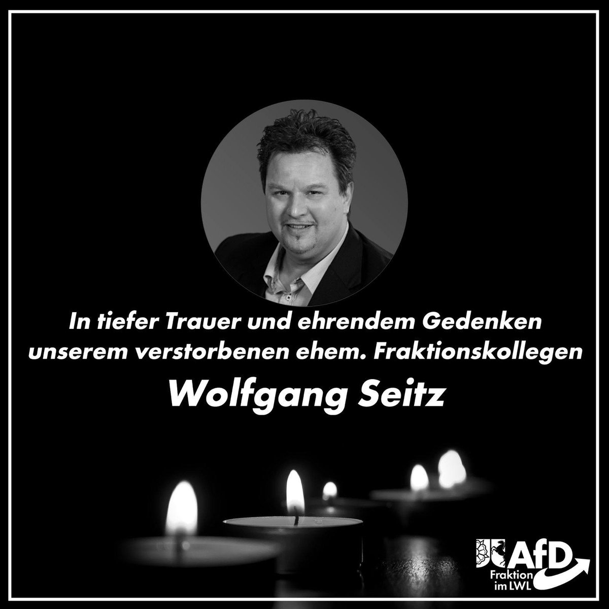 Wir trauern um unseren plötzlich verstorbenen Kollegen und ehemaliges Fraktionsmitglied Wolfgang Seitz

Weiter auf
afd-lwl.de/wir-trauern-um…

#afdlwl #afdnrw #AfD #lwl