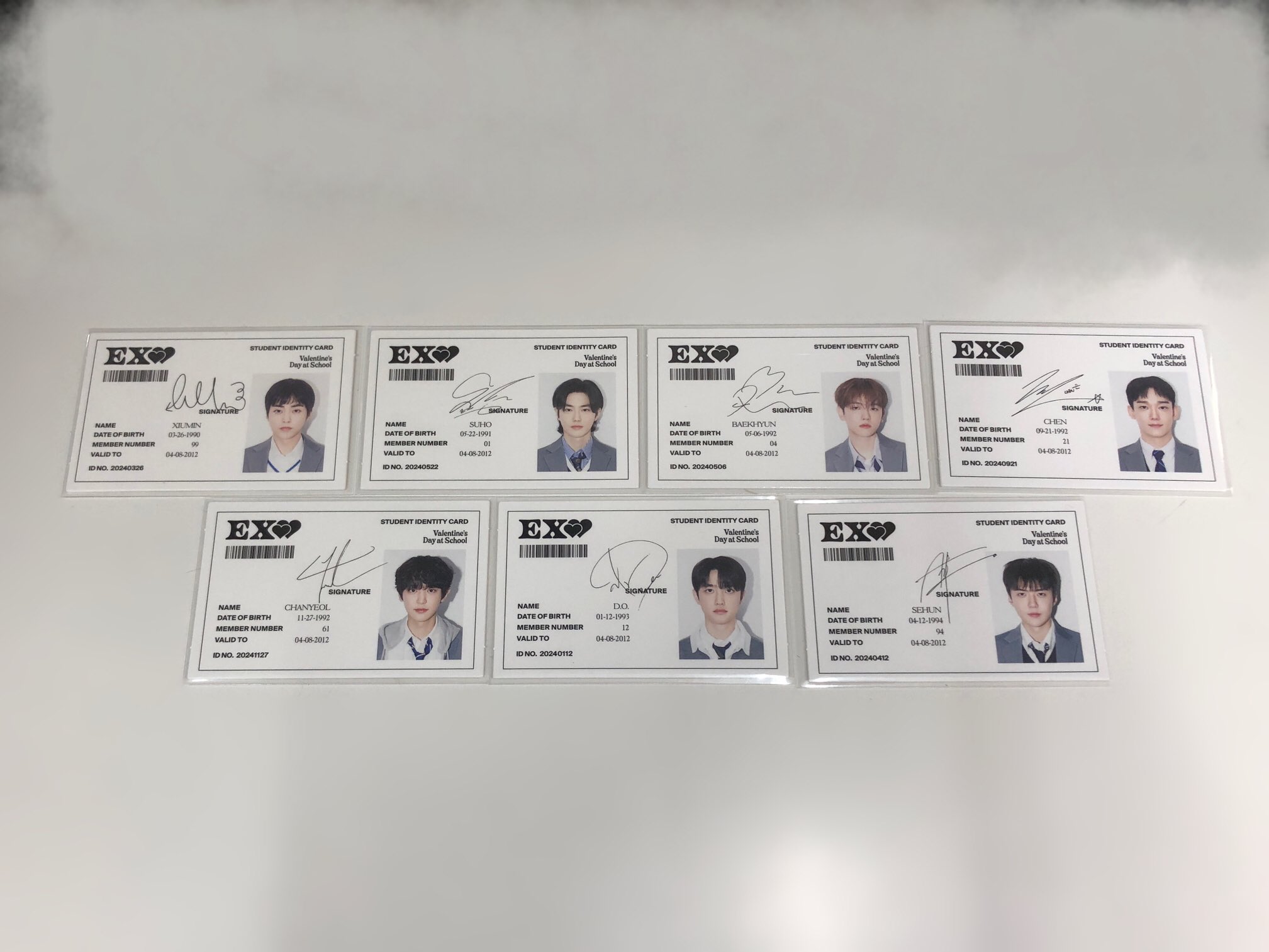 EXO - 専用出品　EXO ネイリパ10周年記念  ペンミ　入場　トレカ　シウミン 専用出品 EXO ネイリパ10周年記念 ペンミ 入場 トレカ シウミン