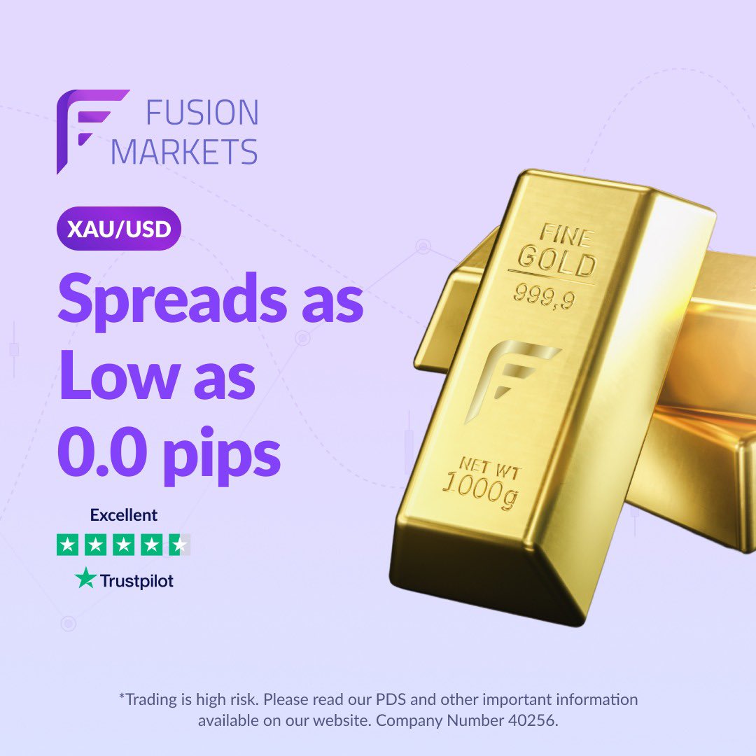 reeyah_sa's tweet photo. 🏆Fusion Markets – Top-Rated Forex Broker 🏆

🔥 Spreads from 0.0 pips on XAU/USD, EUR/USD

💸 Commissions from just $4.50/lot

⭐️ 4.8★ on Trustpilot | 📈 #1 Rated on TradingView
 
Enjoy 35% lower costs than our competition and save money with Fusion.
 
New clients will enjoy 20 lots of free trades in Forex and Metals for their first 2 weeks by signing up via the link below!

👉https://t.co/Gk84NQ02wY