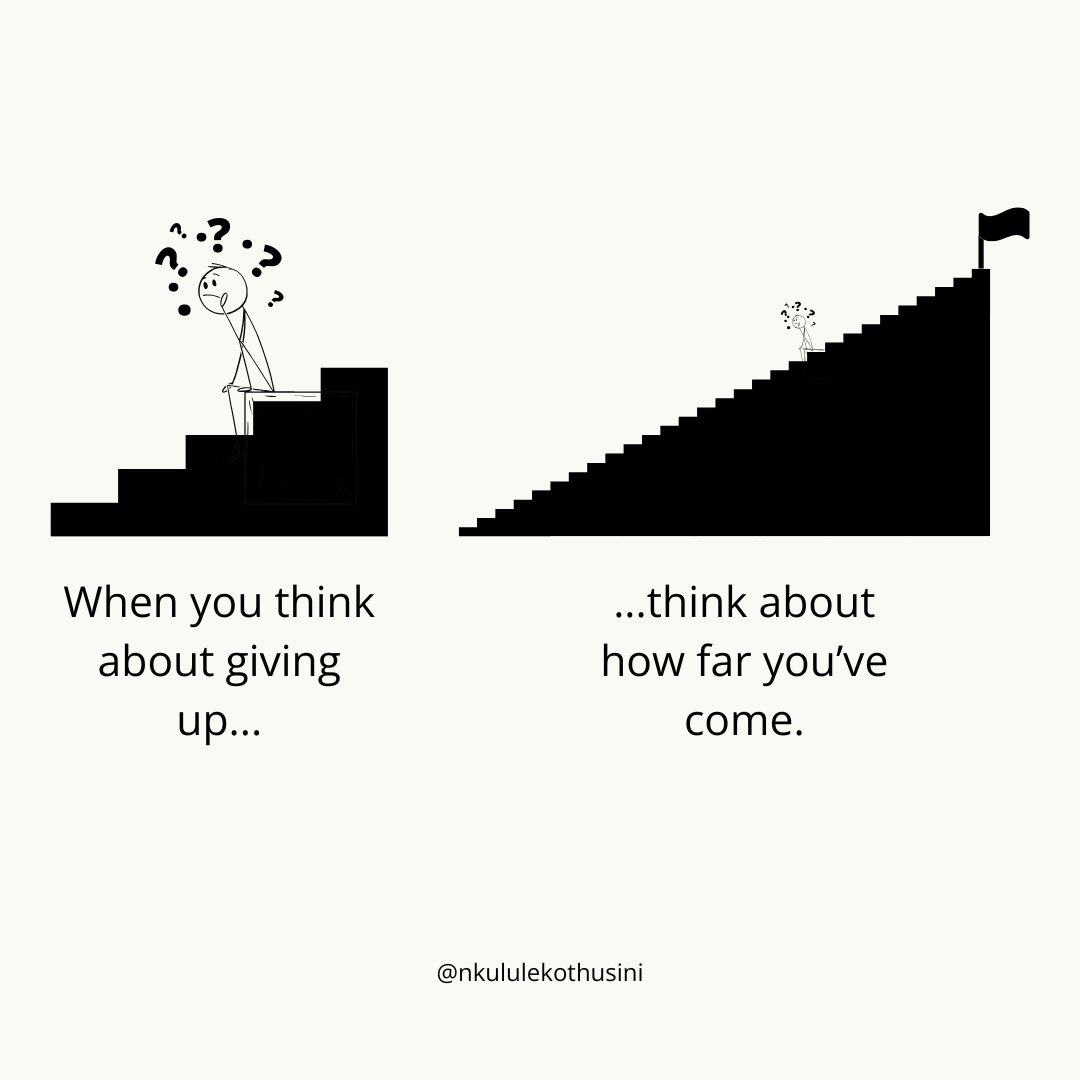 Dear Engineer,

Believing in yourself and knowing you are on the right path will be a daily struggle, marred by the temptation to give up.

- Trust the process
- Ignore naysayers
- Ignore distractions
- See through your plan

Many give up too soon on the path they're on without