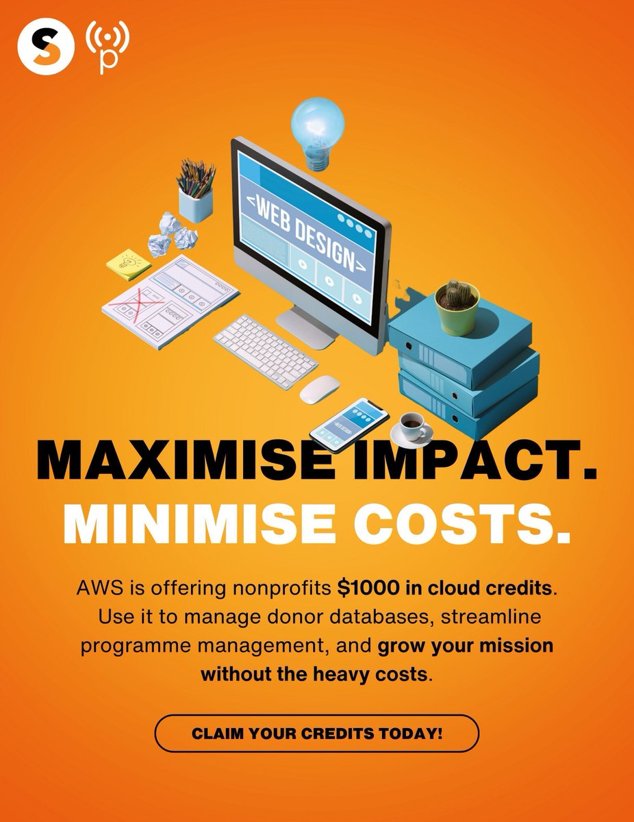 Amplify your reach and cut down on expenses. AWS provides $1,000 in credits to empower nonprofits to excel in the cloud. From managing donor information to overseeing programmes, everything is achievable. 

Secure your credits today! 

Get started: buff.ly/xW67Fbx 

#AWS