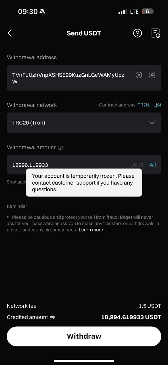 #bitget borsası kazanç durumunda kişilerin sermayelerine el mi koyuyor ? 12 binance dahil çoğu güvenilir borsada trade atıyorum #binance de sorun yaşamadım fakat bugün #bitget teki yatırımım kazanç sağladığı için mi el konuluyor çekim yapılmıyor buna bir çözüm bulmazsanız sadece