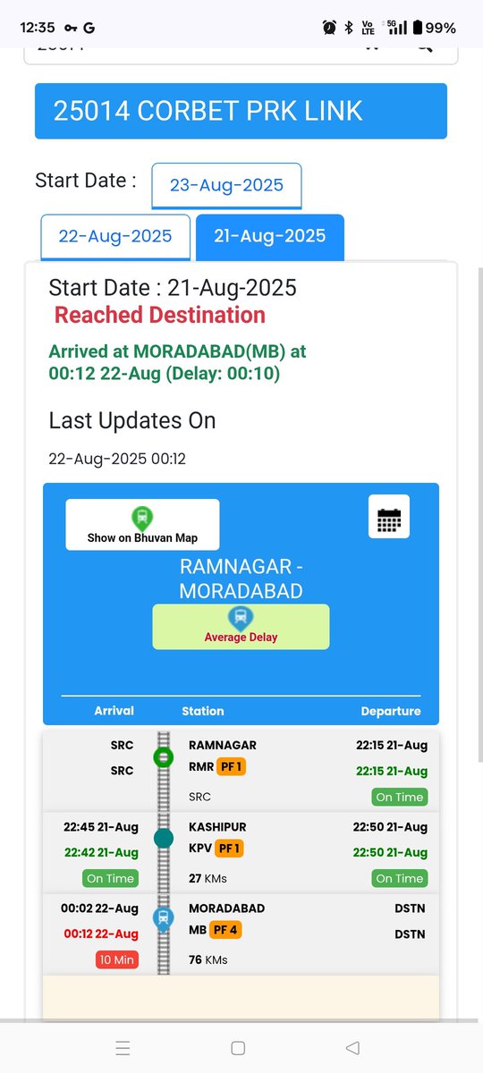 ps150182's tweet photo. Train # 25014, how destination is showing moradabad ... Train is till jaisalmer ? Not able to track on any online platform @RailwaySeva @RailMinIndia @NWRailways 2821212883 pnr https://t.co/QbB7LqANDe