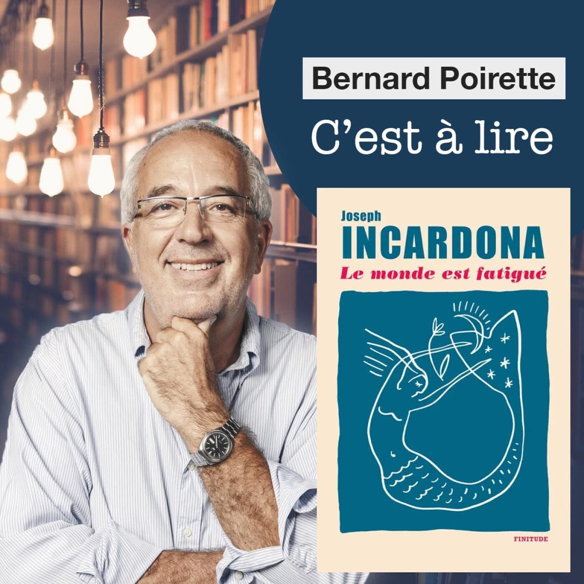 Bonjour à toutes et tous, 
Au programme de votre podcast du jour : 

"Le monde est fatigué" de Joseph Incardona publié aux éditions Finitude.

smartlink.ausha.co/c-est-a-lire/2…

 Bon WE et bonne lecture !

<a href="/editionfinitude/">Editions Finitude</a>