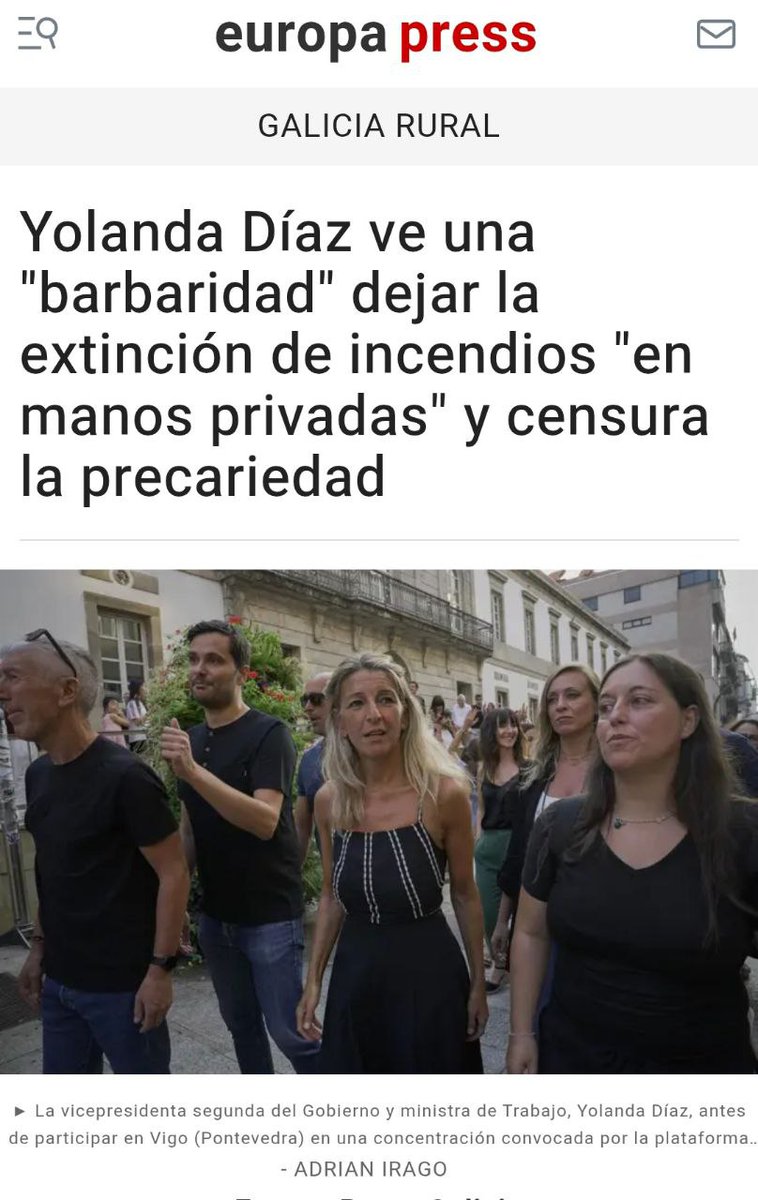 A nosotras lo que nos parece una barbaridad es q esta señora que es Ministra y Vicepresidenta de un país con todos los servicios esenciales externalizados siga haciéndose la escandalizada cuando pudo impedirlo y lo consintió. Demasiado tarde para estos actores y actrices. Deben🧵