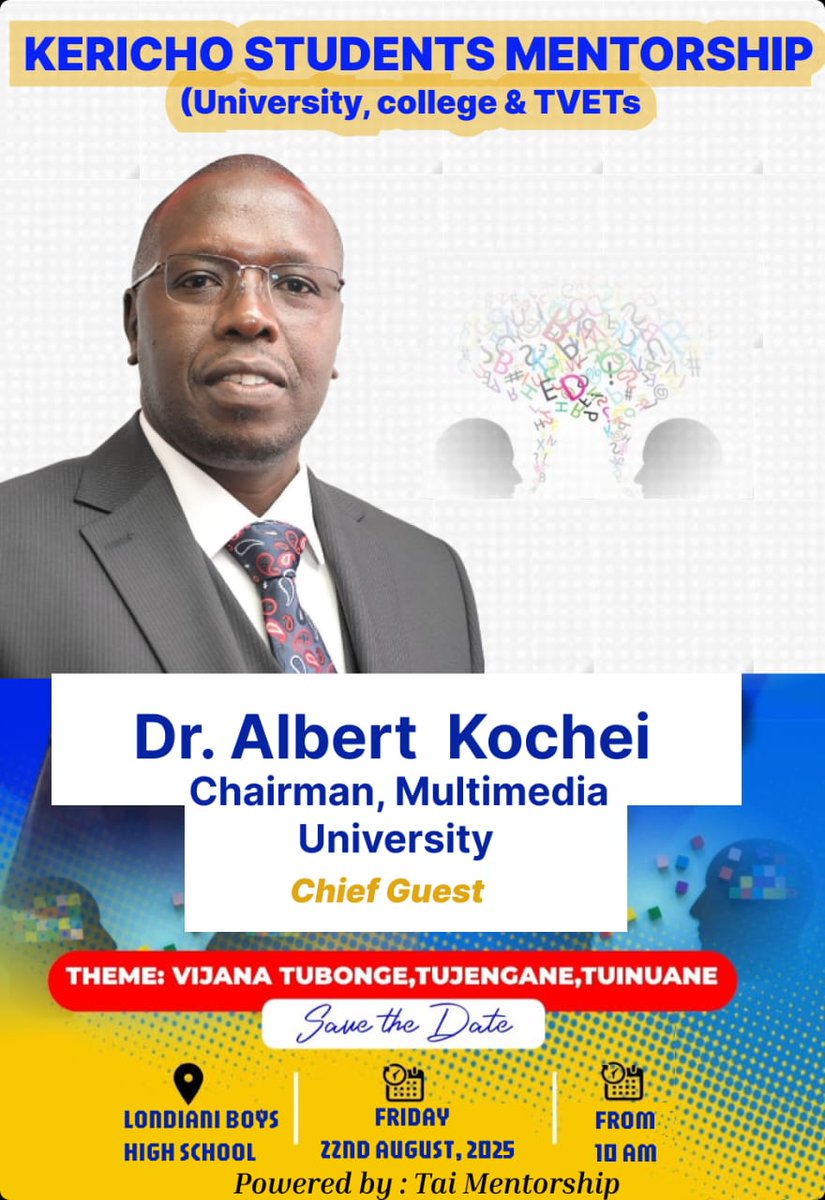 KocheiAlbert's tweet photo. Education as an Enabler

Education is not just about getting a white-collar job. No.
Education shapes how you think, how you relate, how you solve problems, how you see opportunities. It sharpens your skills, your talents, and even your entrepreneurial spirit. https://t.co/ezPYmijVdI