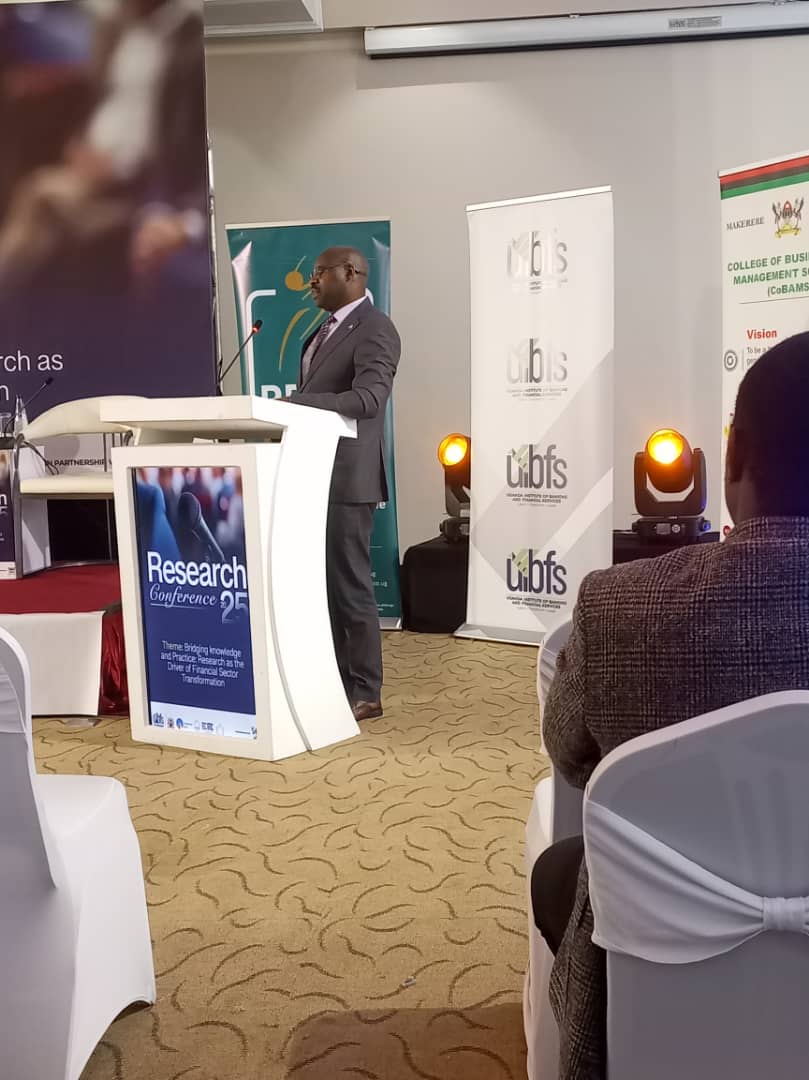 MBakundana's tweet photo. Attending the Launch of the #ResearchConference2025 under the theme "Bridging Knowledge and Practice: Research as the Driver of Financial Sector Transformation" organised by the @UIBFSTraining and @MakCoBAMS 

#BankingResearch
#Innovation
#FinancialSectorTransformation https://t.co/4ZpdJApaby