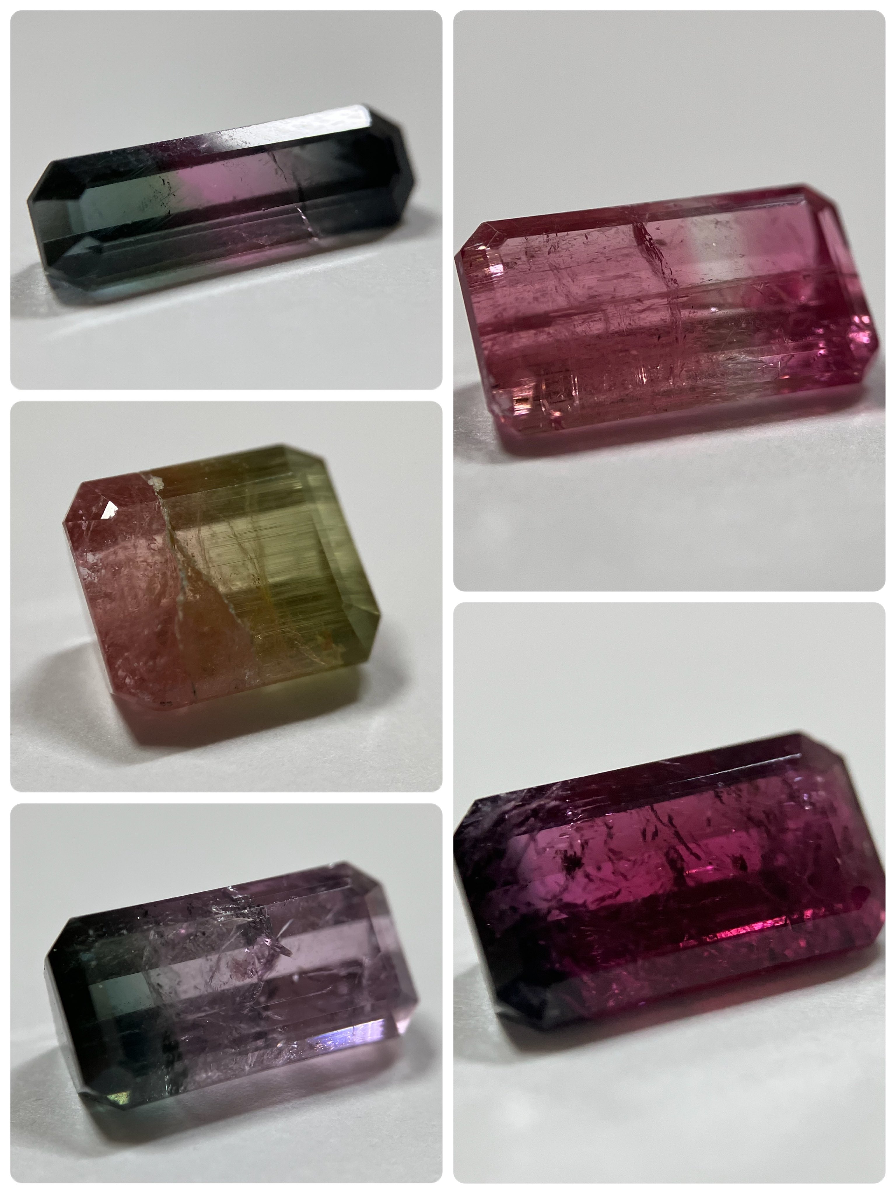 天然パーティーカラード　トルマリン 芸術品】『天然パーティーカラートルマリン』2.61ct ブラジル産