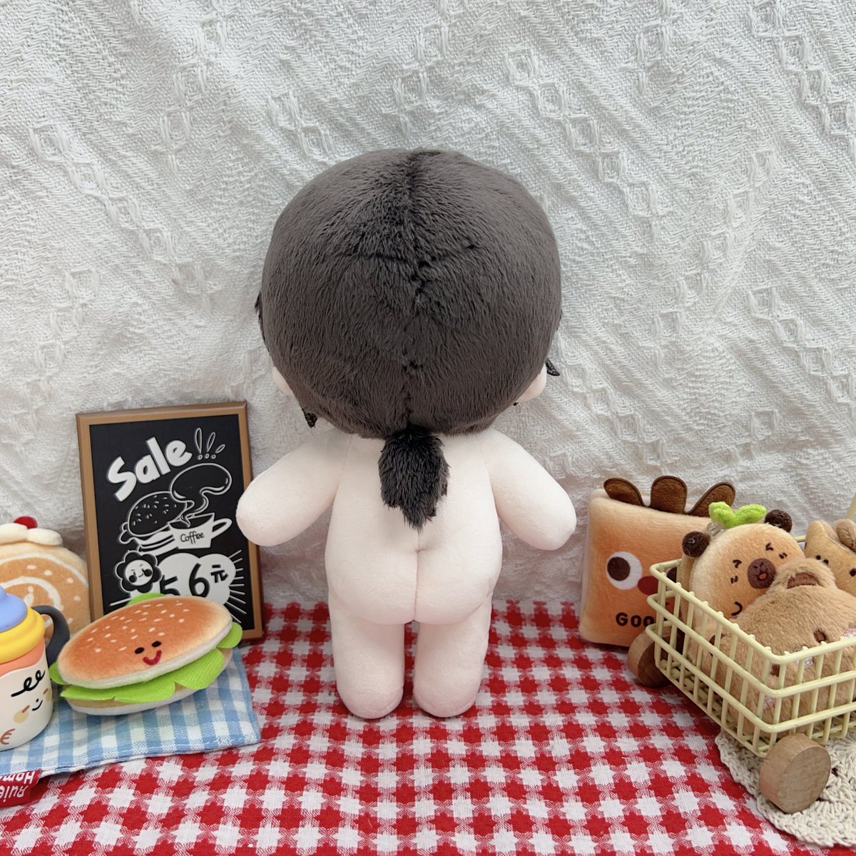 ☀️The weather is good today～Cute dolls make the mood better ☺️💕

📏Size：20cm✨

🐻🫶🏻#HongliDoll   
#우리_공장으로_오세요  
#우리_공장을_소개합니다 #솜인형  
#棉花娃娃  #cottondoll 
#綿人形 #綿人形です #JPぬい