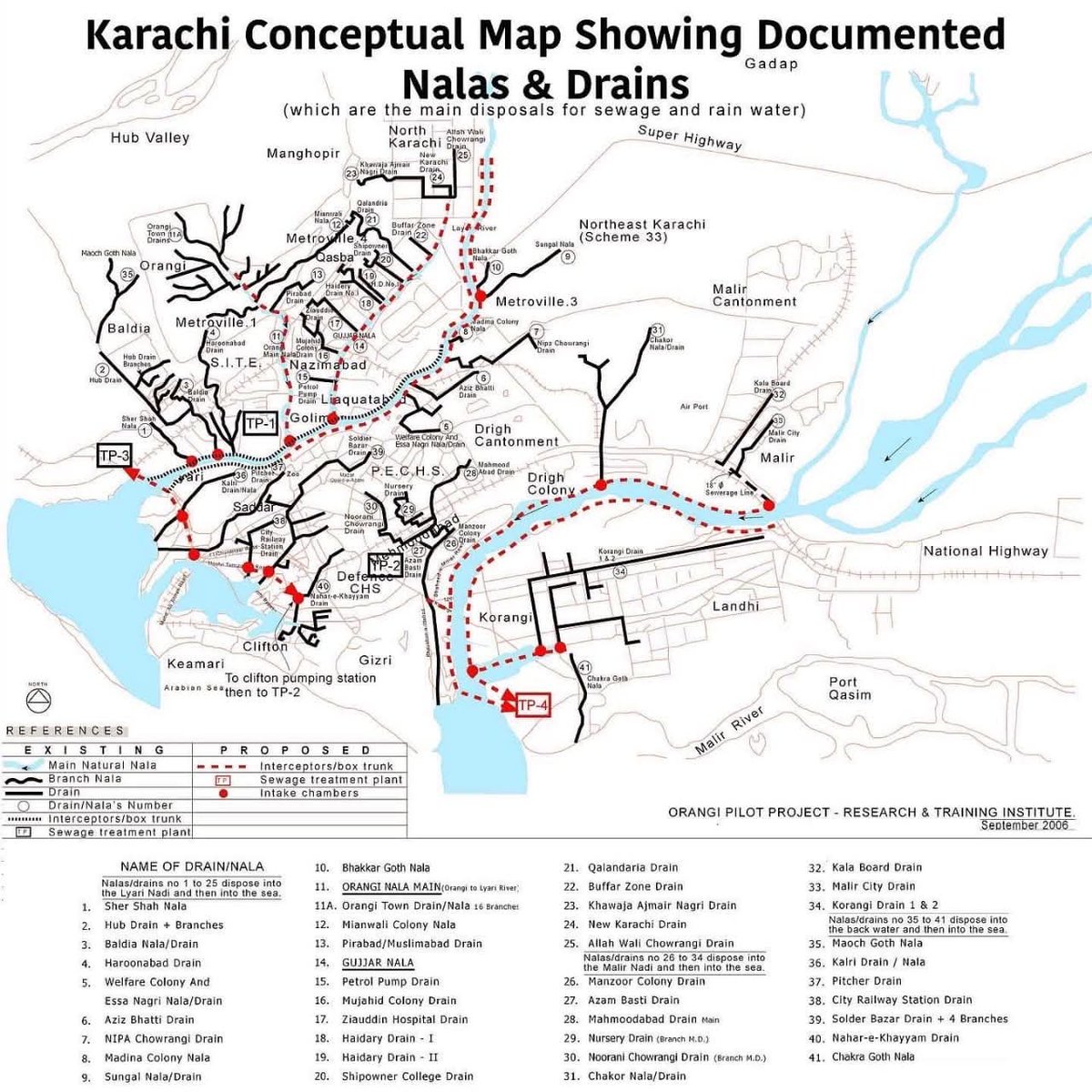 soomromasood's tweet photo. Stormwater Drainage &amp; Rainwater Harvesting Strategy.
Karachi, Pakistan’s largest metropolis, faces recurrent urban flooding during monsoon due to blocked natural drains (nalas), encroachments, solid waste dumping, and combined sewer-stormwater flows. https://t.co/e7OPCqbVMm https://t.co/etn3Q1QTGy