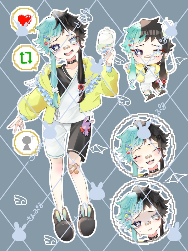 配信したい、でも顔出しは嫌。一枚絵欲しいけど絵が描けない。
そんな方に、有償ですがこちらセットで魂募集してます。
値段等はメッセージ頂けたらと思います！！

#IRIAM 
#IRIAM準備中︎ 
#魂募集