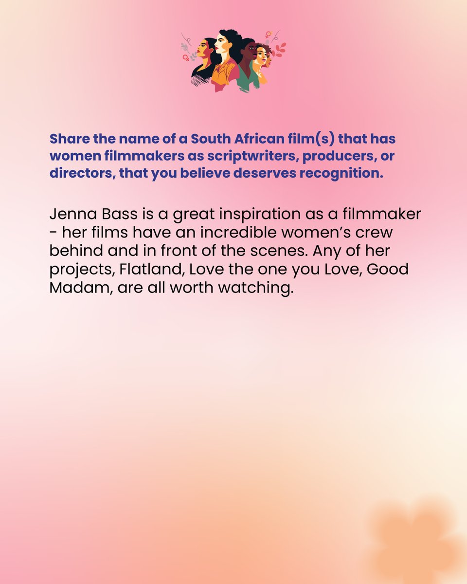 Today, we celebrate Amy Jephta. 🎬🌍
A powerhouse screenwriter, director &amp; producer whose work elevates African stories from Cape Town to the global stage—proving they belong everywhere. 💫
#ISeeHerToo #NFVFCelebratesHer #WomenInFilm #SouthAfricanFilm #AfricanStorytelling
