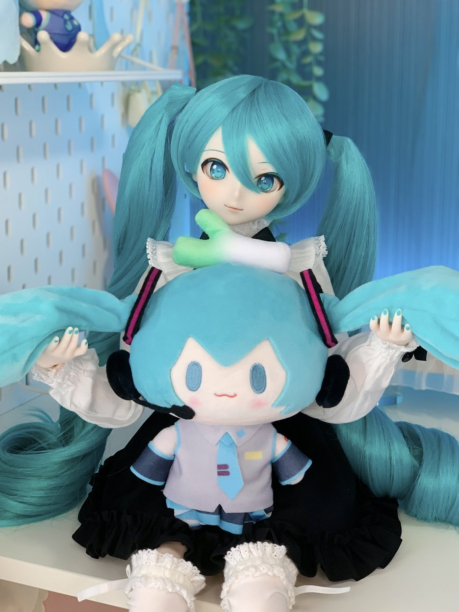 ドールミクとぬいぐるみミク 💚💚💚

- - - - - - - - - - - - - - - - - -
#初音ミク
#うちのこかわいい